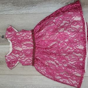 Bonnie Jean Burgundy Dress